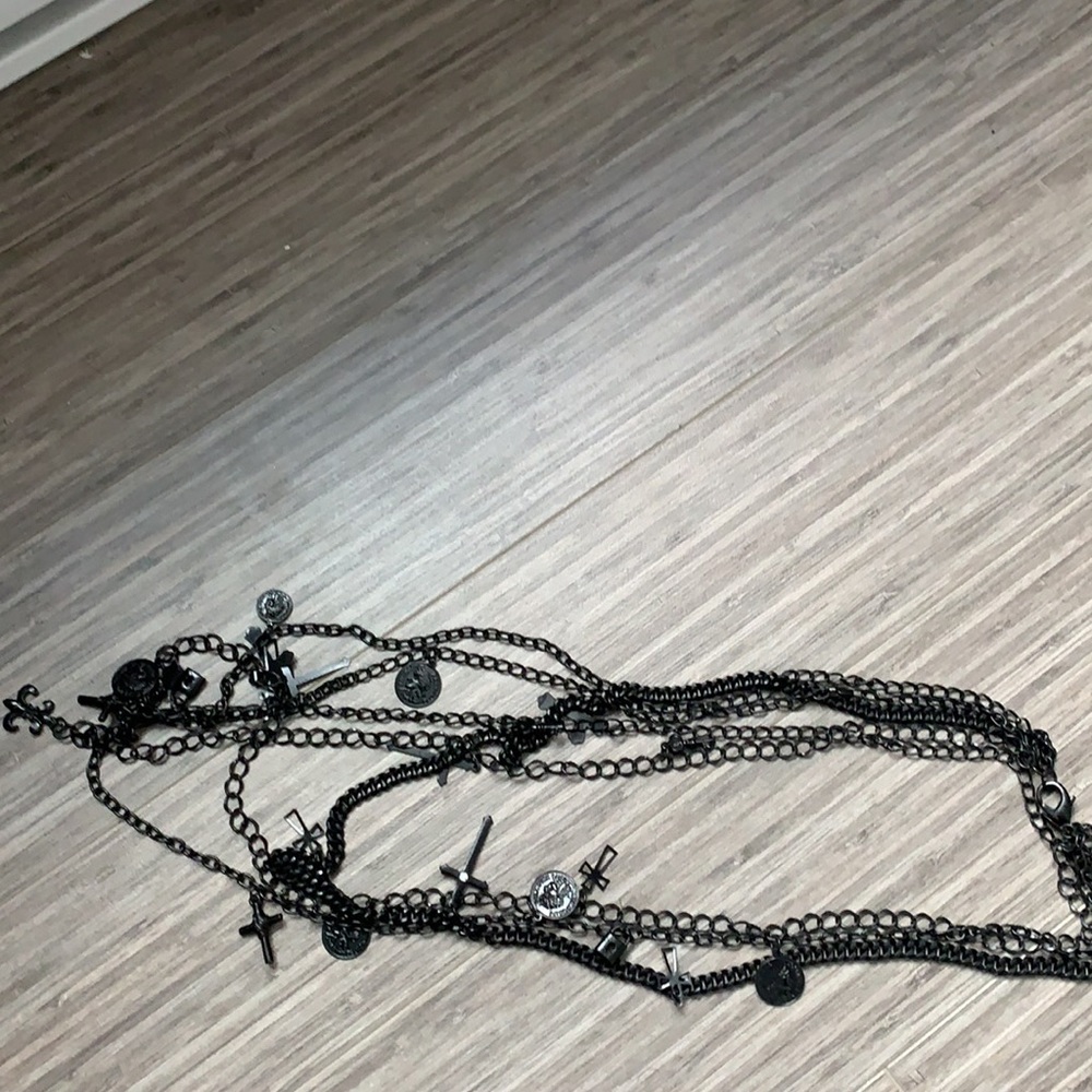 Multiple black necklace - Picture 2 of 6